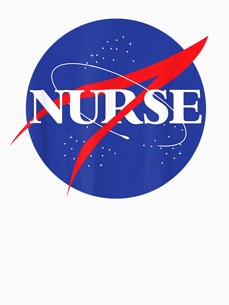 Nurse Astronaut Novelty Retro For Outer Space Nursing by shirleyfinley Unisex , , , Long Sleeve Tee