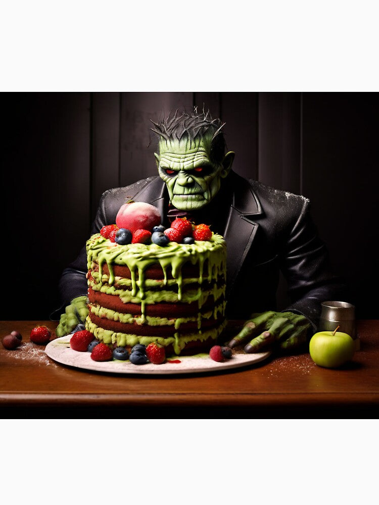 Wenn man einen Kuchen backt und das Ergebnis wie ein Frankenstein-Monster aussieht by Collection de trésors