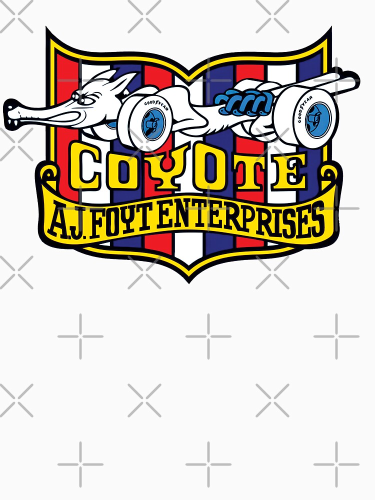 A.J Foyt 1967-68 Coyote Indy race car emblem by retropetrol
