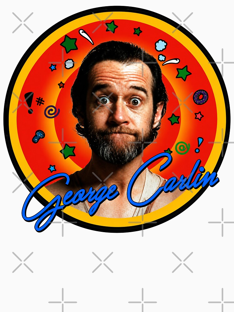 George Carlin - Comedy Comedian Legend by darklordpug Unisex , , , Long Sleeve Tee