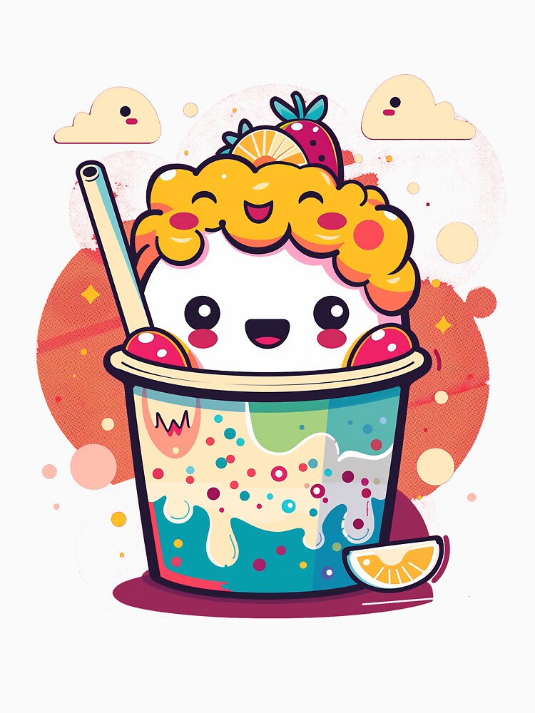 Kawaii Desert by nomiraclehere Unisex , , , Long Sleeve Tee