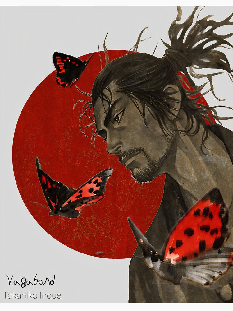 Musashi Miyamoto design- Vagabond,Takahiko Inoue. by Garry1166 Unisex , , , Long Sleeve Tee