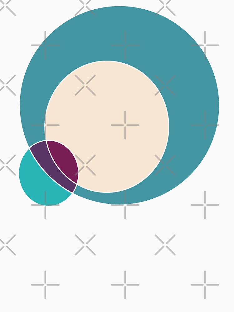 Overlapping Circles, Purple Within by Chubuter