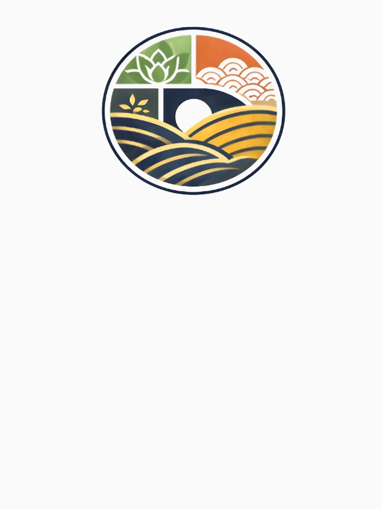 Minimal Sun Horizon Nature Emblem – Slow Living Geometric Landscape by BriyaSol
