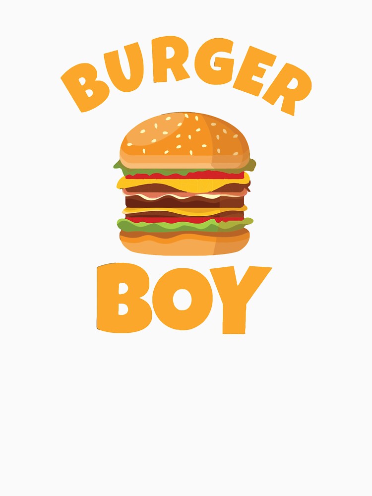 burger boy by whatsyokidswear Unisex , , , Long Sleeve Tee