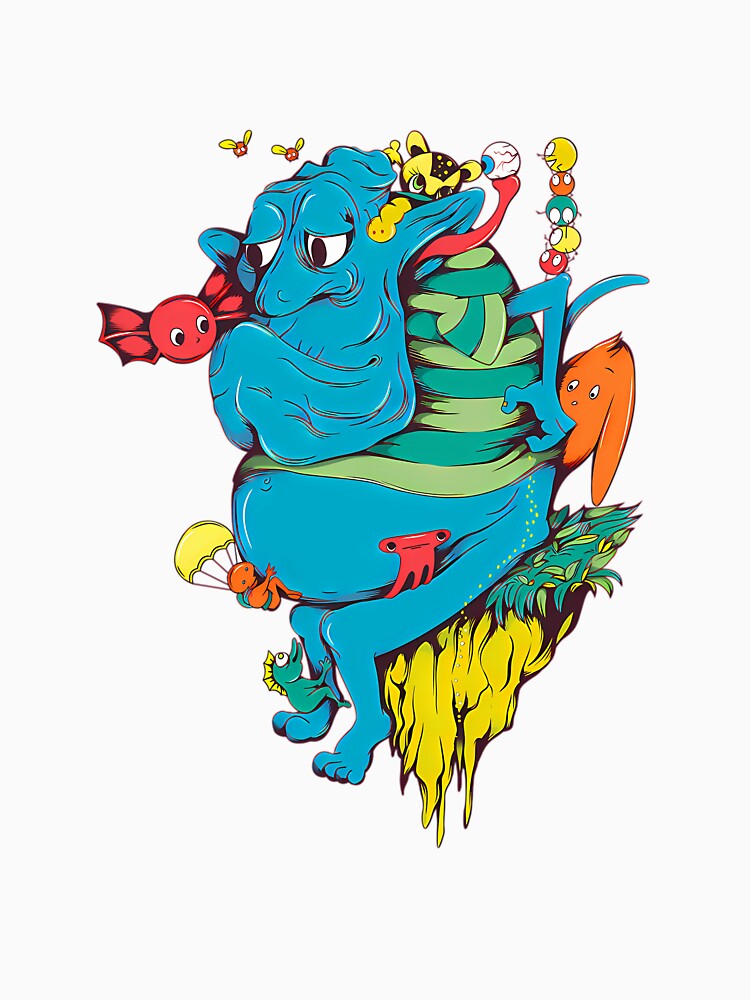 Cartoon Monster by antoniquetan Unisex , , , Long Sleeve Tee