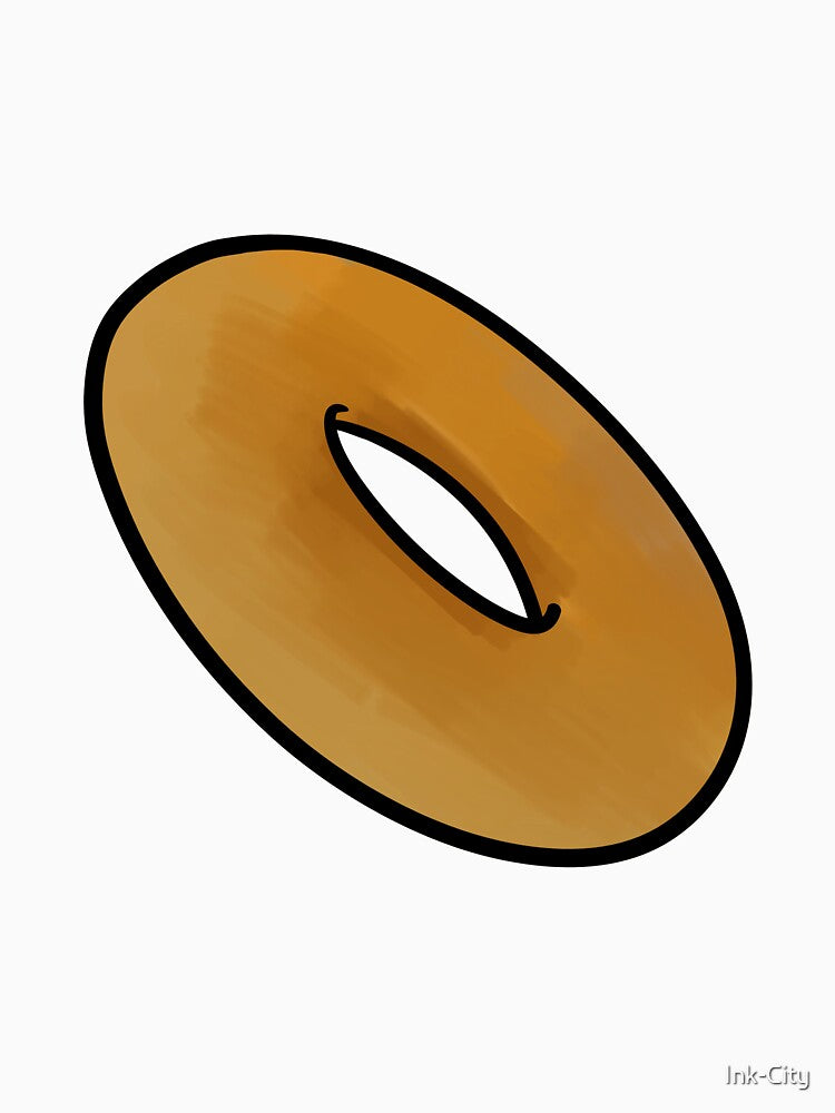 Plain Bagel by Ink-City Unisex , , , Long Sleeve Tee