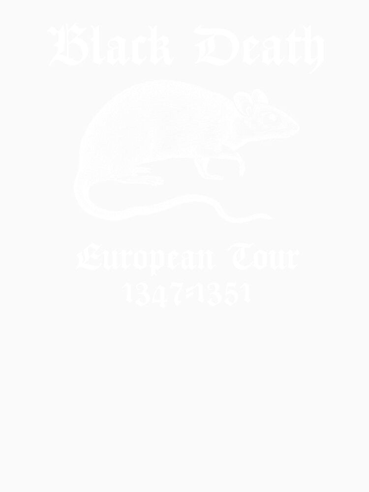 Black Death European Tour by requieming designs Unisex , , , Long Sleeve Tee