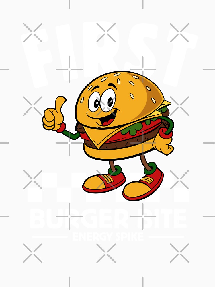 First burger bite energy by Peerless-Prime Unisex , , , Long Sleeve Tee