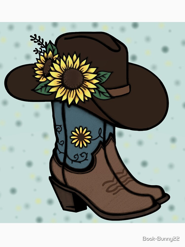 Cowgirl Boots by Book-Bunny22 Unisex , , , Long Sleeve Tee