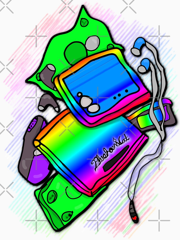 Rainbow themed Pretty Simple Life Stuff by BluePhoenixCat Unisex , , , Long Sleeve Tee