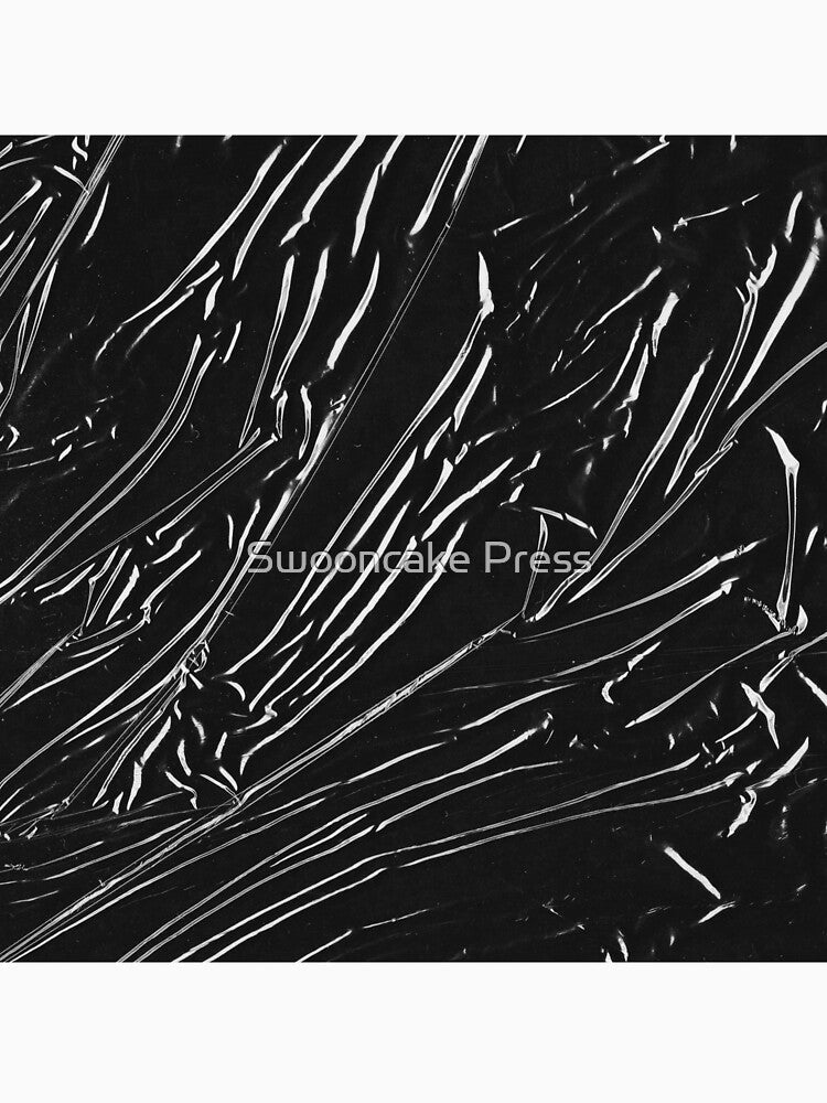 Black Plastic by Swooncake Press Unisex , , , Long Sleeve Tee