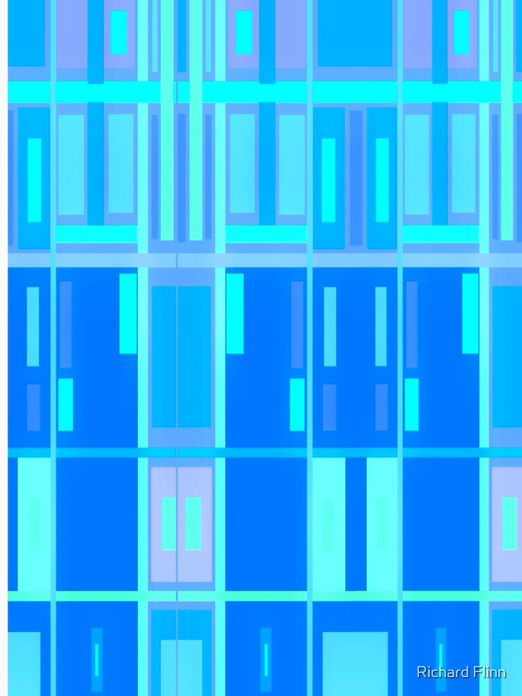 Study in blue, green and Mauve by ricoflinn