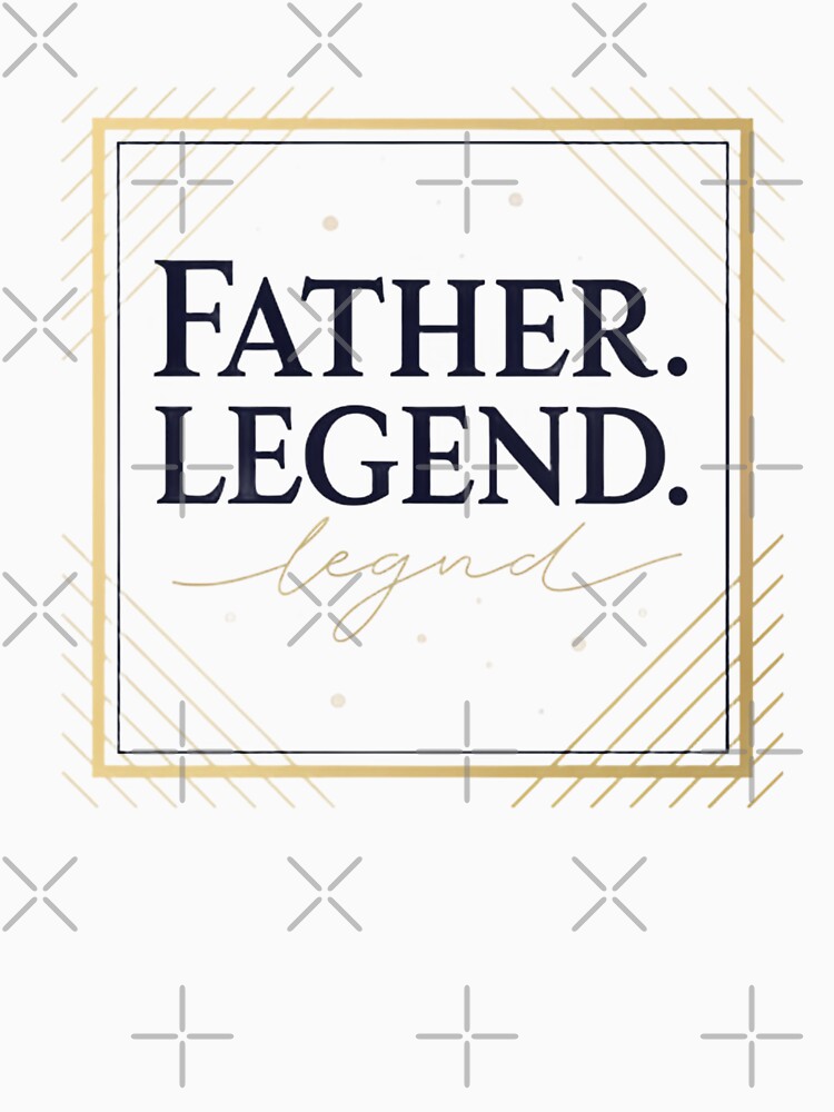 Father Legend Minimal Design by Erik Visnievskij Unisex , , , Long Sleeve Tee