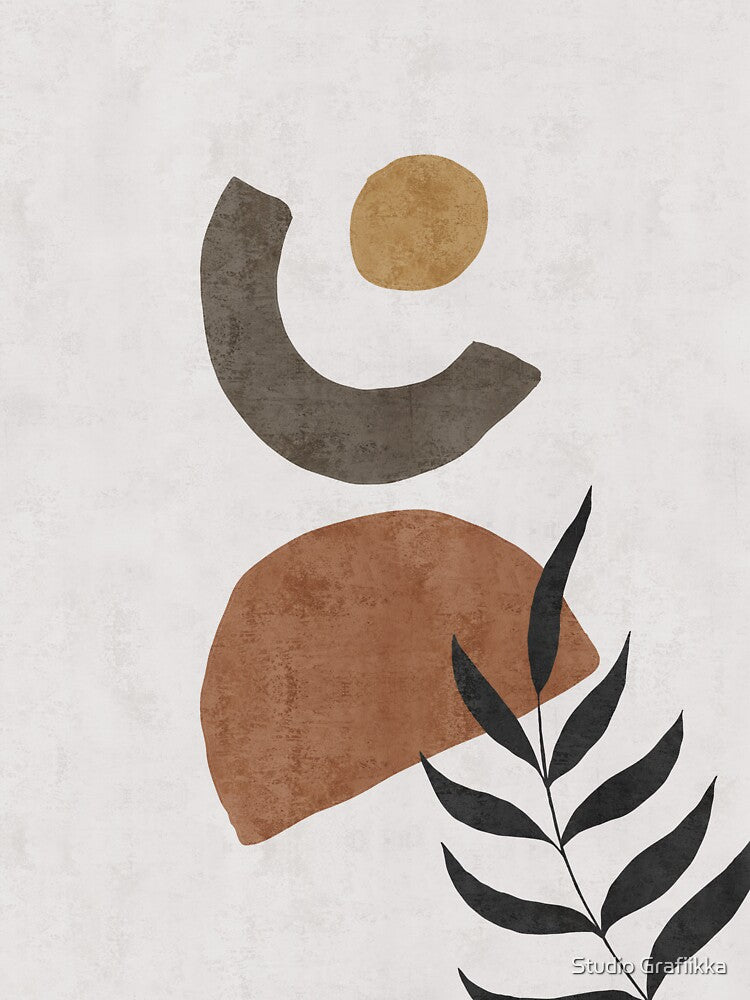 Back To The Roots - Minimal, Abstract - Mid Century Modern Art by Studio Grafiikka