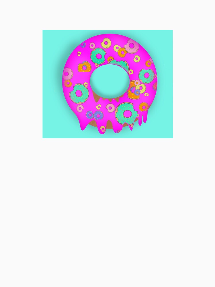 Donut with Donut Frosting by zee-io Unisex , , , Long Sleeve Tee