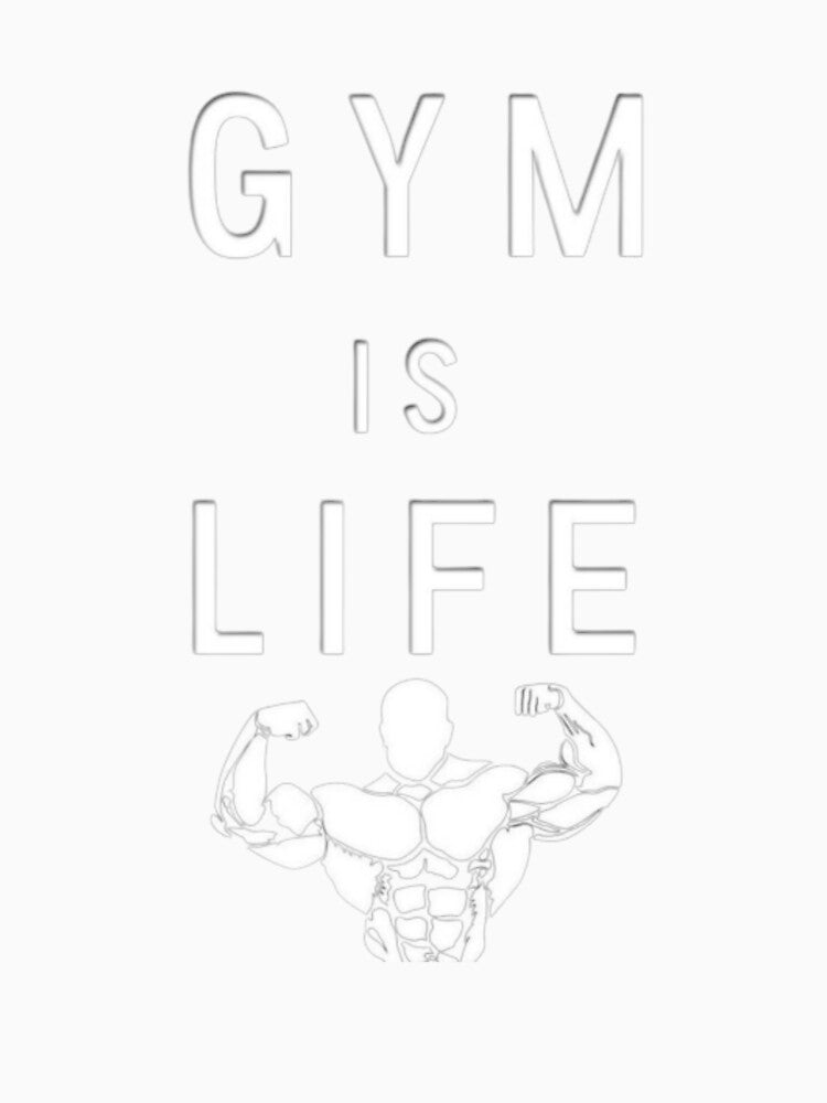 GYM IS LIFE Classic by DesignDreamerr Unisex , , , Long Sleeve Tee