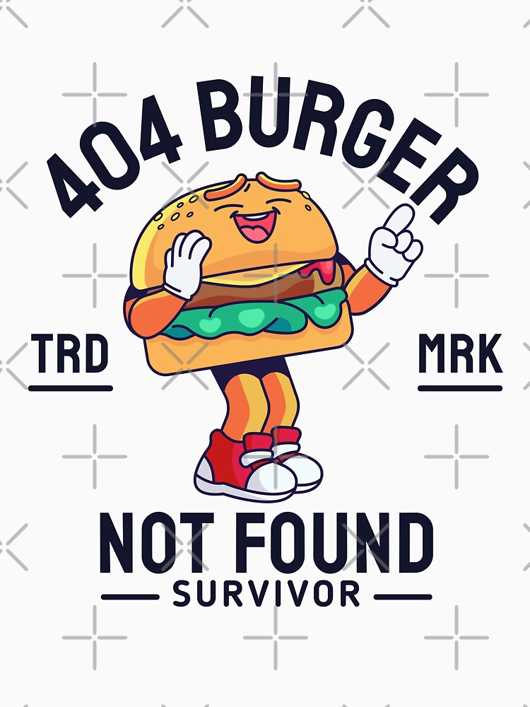 404 burger not found survivor by Peerless-Prime Unisex , , , Long Sleeve Tee