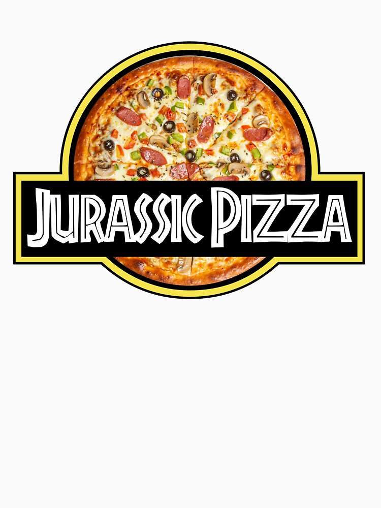 Jurassic Pizza by dibeja Unisex , , , Long Sleeve Tee
