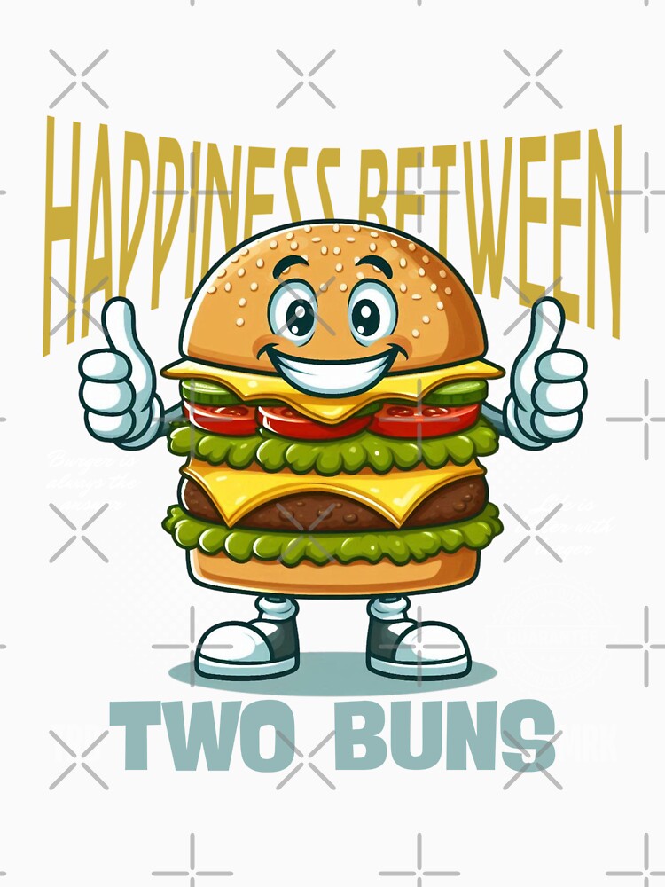 Happiness between two buns by Peerless-Prime Unisex , , , Long Sleeve Tee