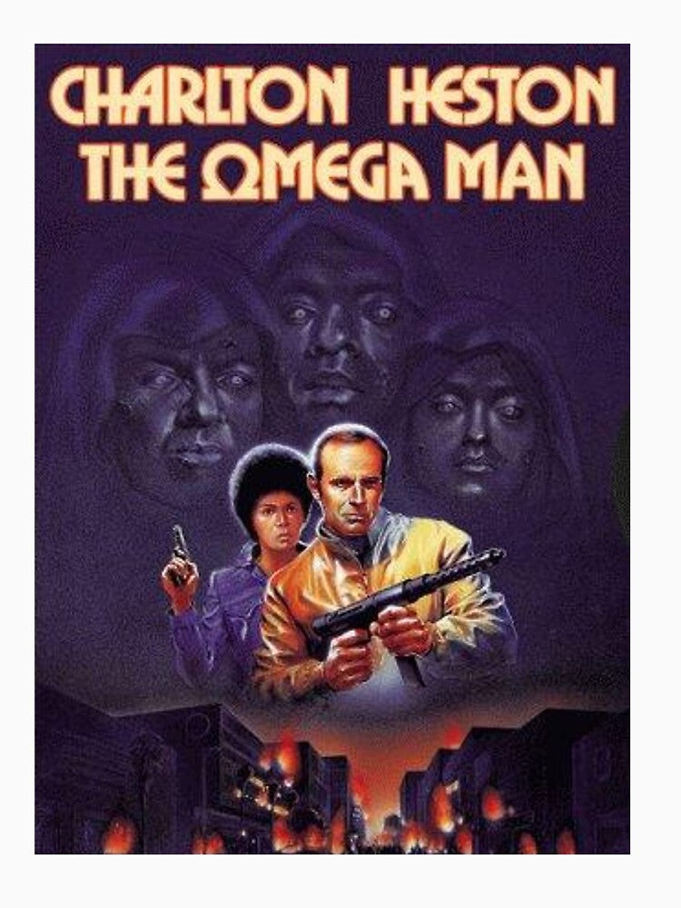 The Omega Man Horror Movie Gift Vintage 70s by marischr57 Unisex , , , Long Sleeve Tee