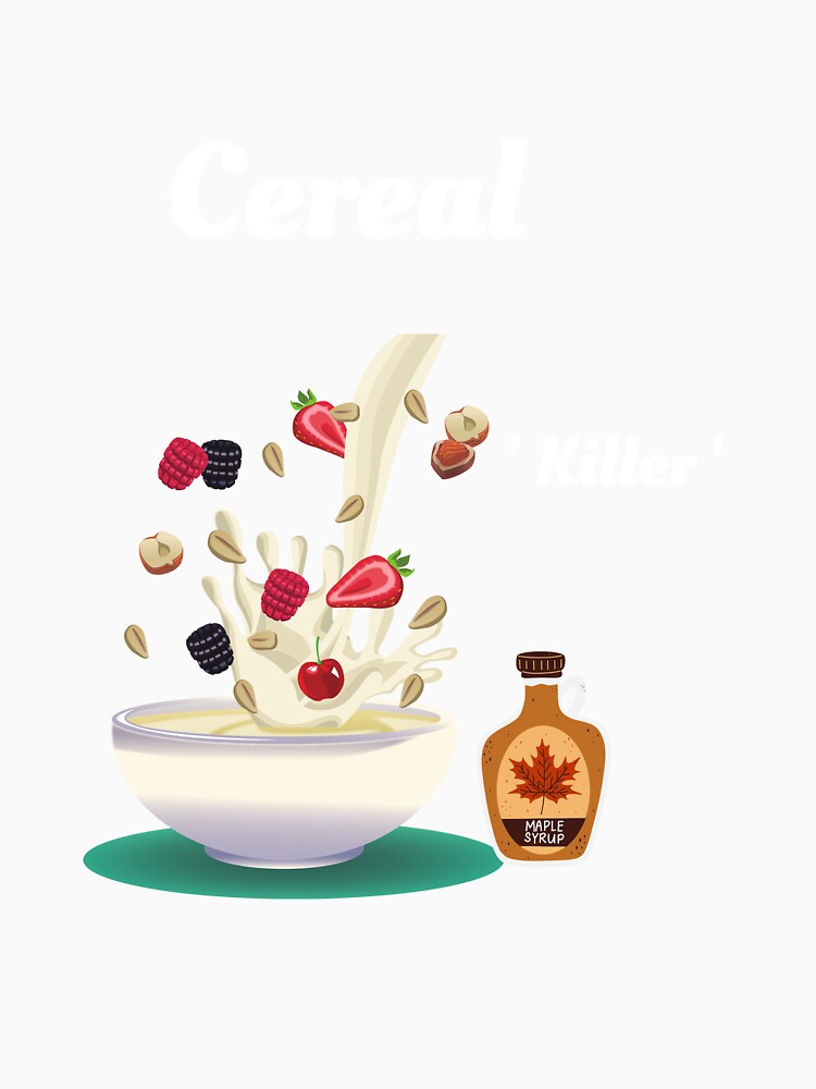Cereal killer t shirt by WearNvibe Unisex , , , Long Sleeve Tee