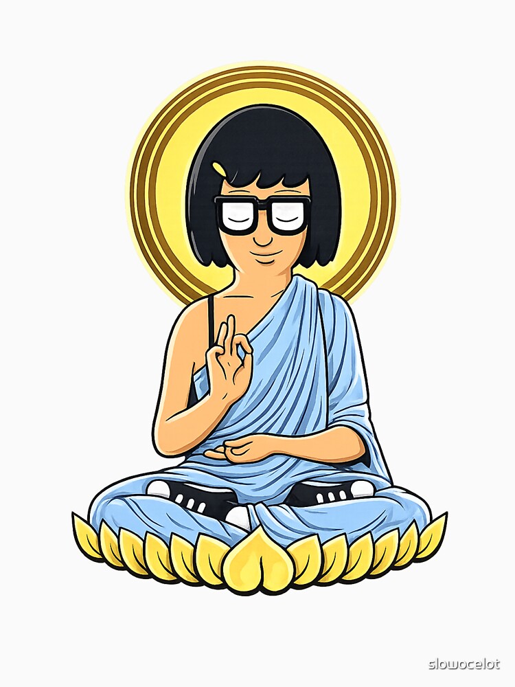 Bob's Burgers - Tina Belcher Buddah by slowocelot Unisex , , , Long Sleeve Tee