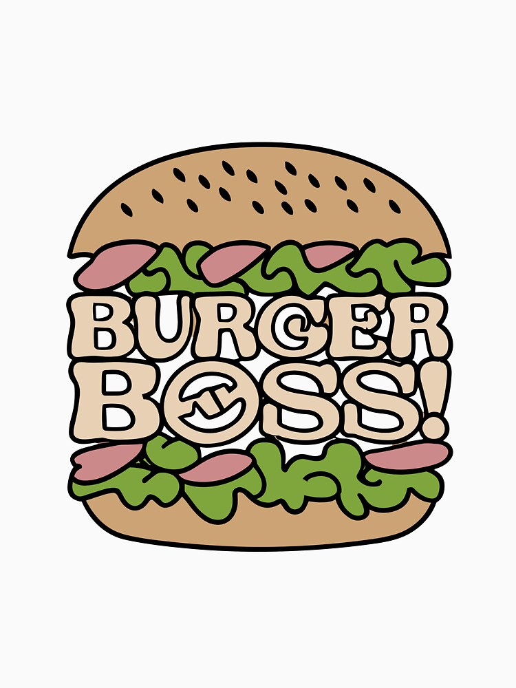 BURGER BOSS DESIGN by ASTROFITZ Unisex , , , Long Sleeve Tee