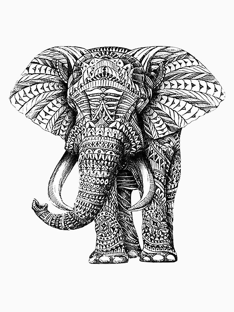 Vintage Elephant Mammal Animal Novelty by NeverLoseSF Unisex , , , Long Sleeve Tee
