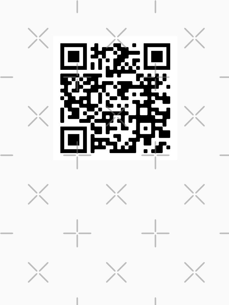 Obi-Wan Hello There QR Code by figpeep Unisex , , , Long Sleeve Tee