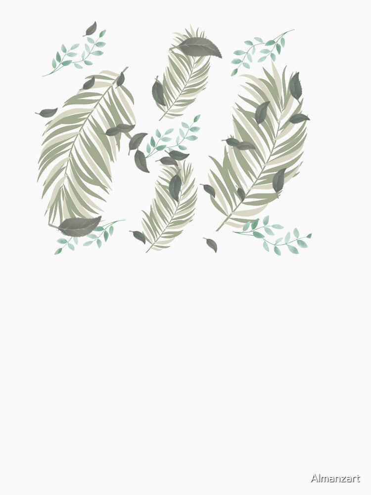 Soft Leaves by Almanzart Unisex , , , Long Sleeve Tee
