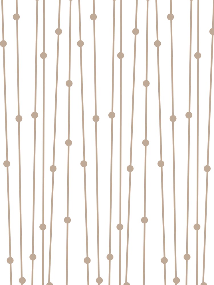 Brown and White Stripe and Polka Dot Pattern Pairs DE 2022 Popular Color Trail Dust DE6123 by ColorOfTheYears