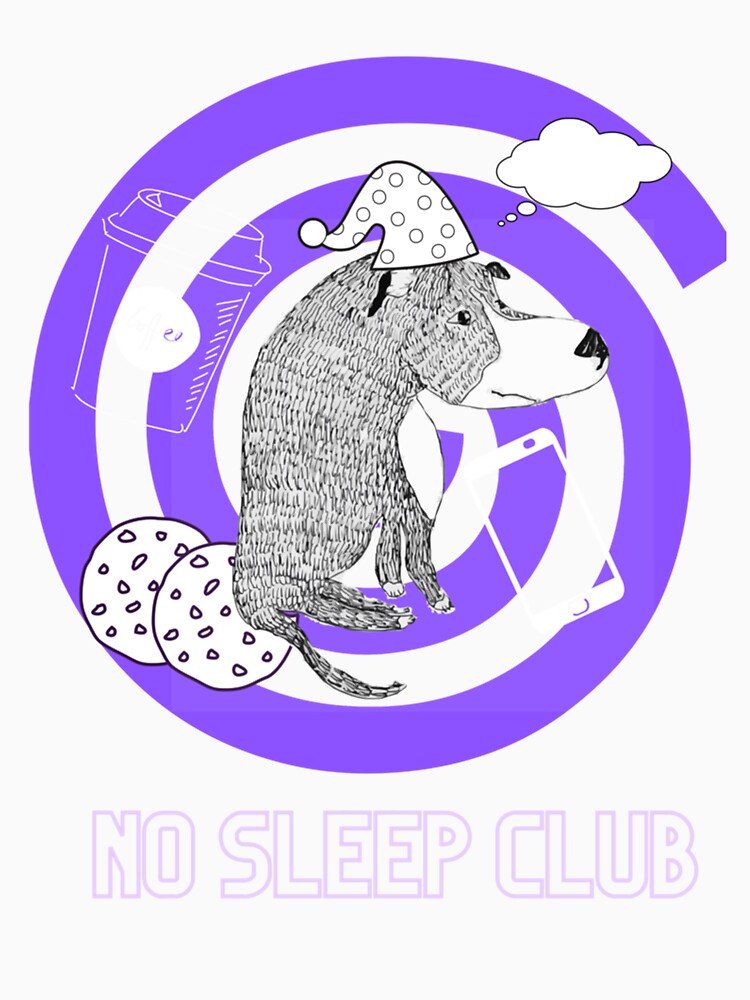 No Sleep Club (14) by AhoofeCLS Unisex , , , Long Sleeve Tee