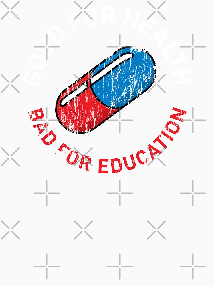 Akira Good For Health Bad For Education - worn version by The Common Tee Unisex , , , Long Sleeve Tee