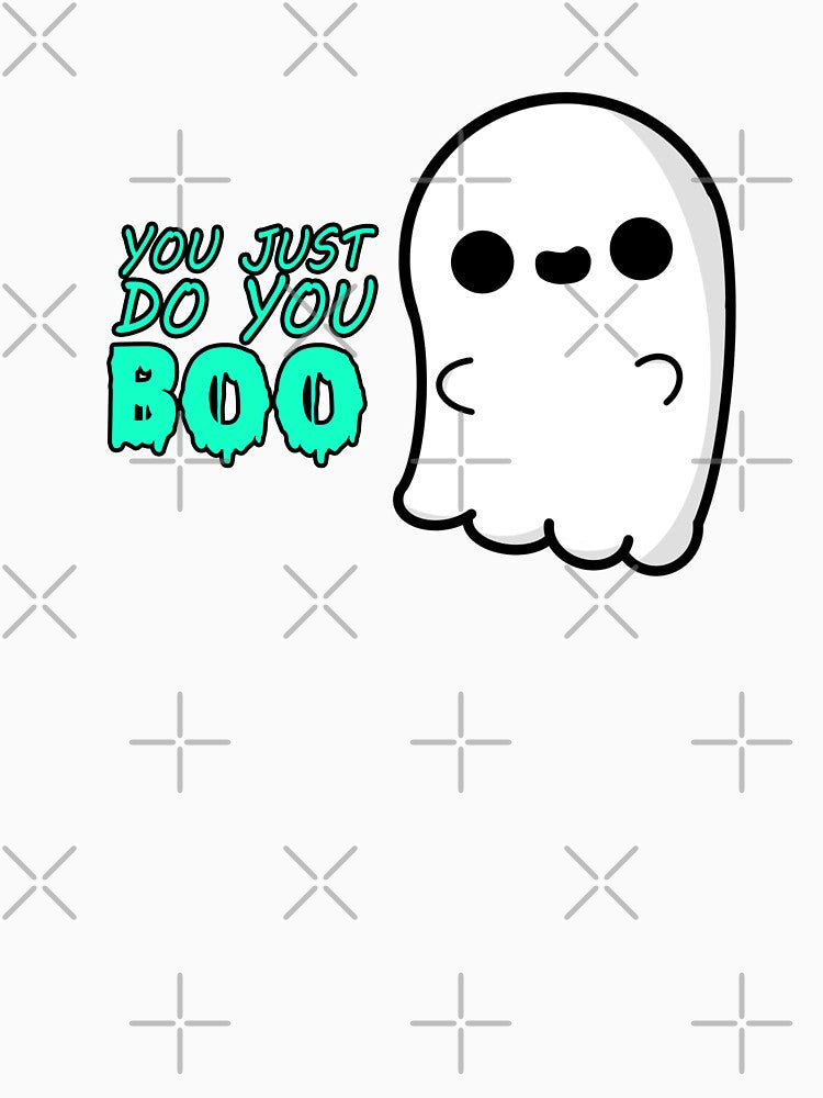 Cute Cartoon Ghost|| You Just Do You Boo || Kawaii Halloween by cookingwithten Unisex , , , Long Sleeve Tee