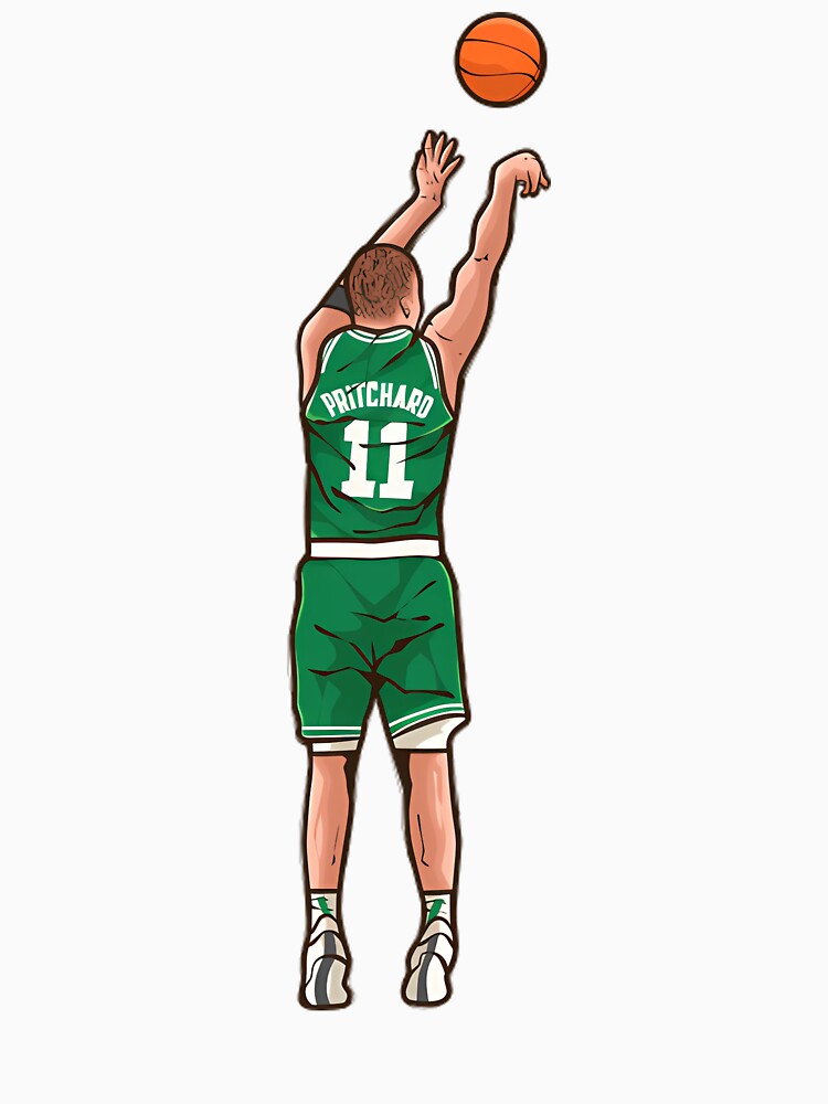 Payton Pritchard Jump Shot Cartoon by conerlyita34 Unisex , , , Long Sleeve Tee