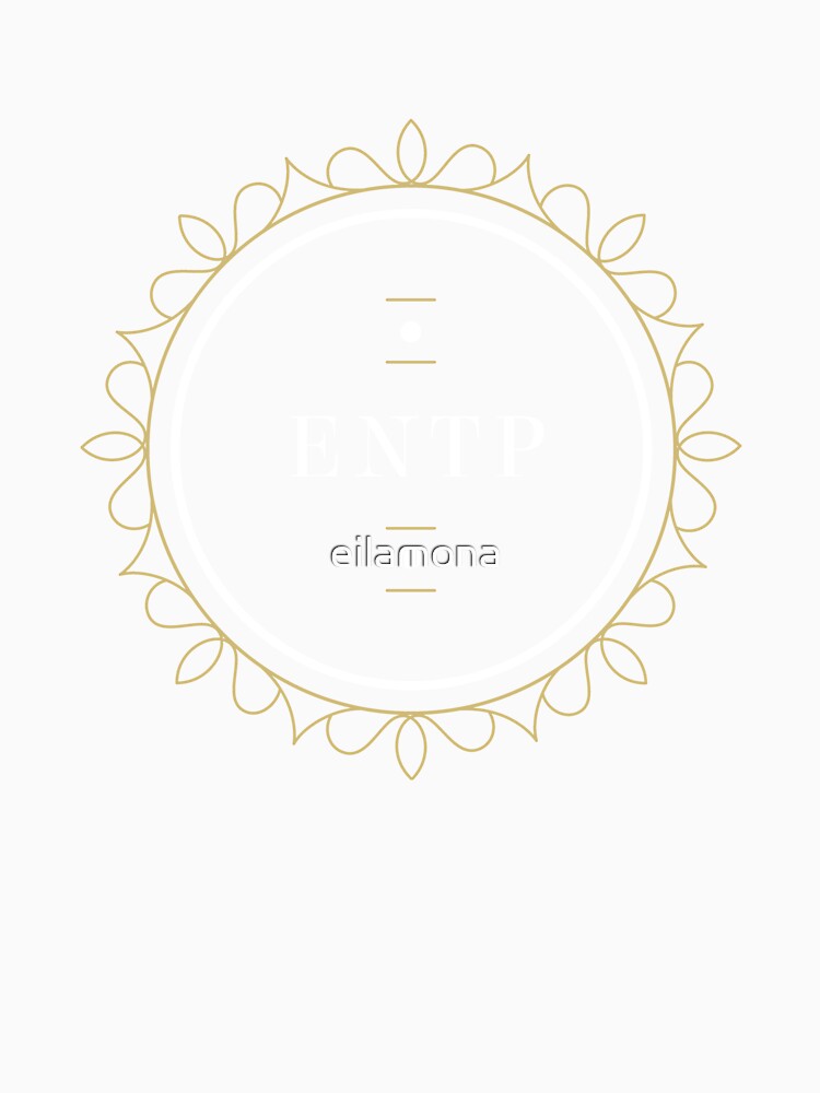 ENTP Ornamental Insignia (dark) by eilamona Unisex , , , Long Sleeve Tee