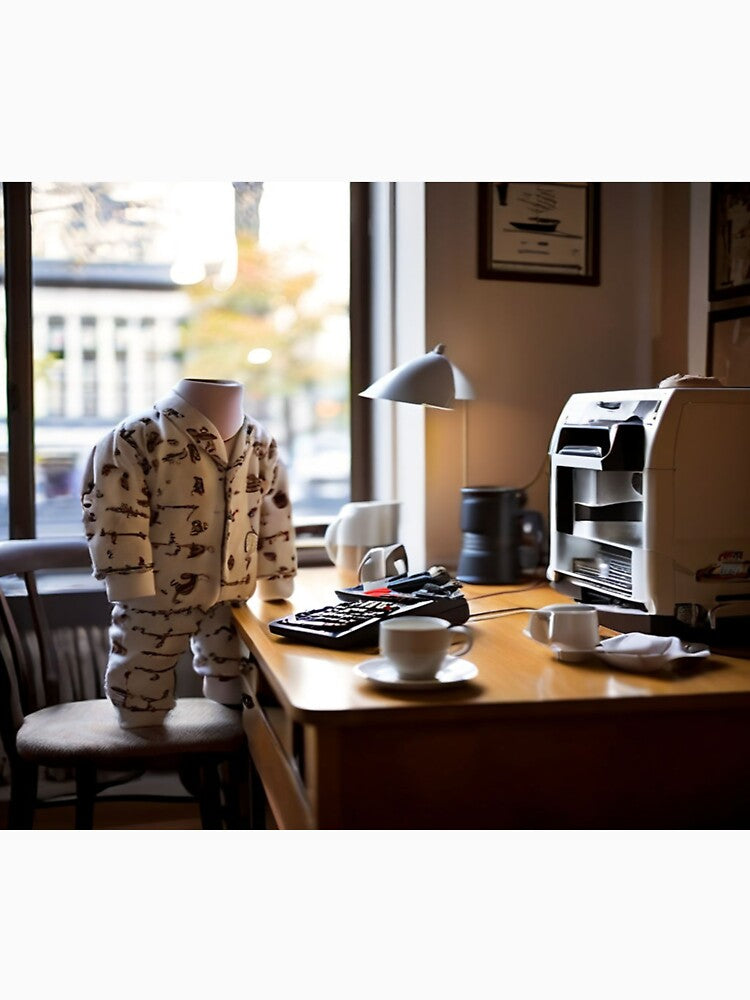 Le retour au bureau... ou pas ? by Collection de trésors Unisex , , , Long Sleeve Tee