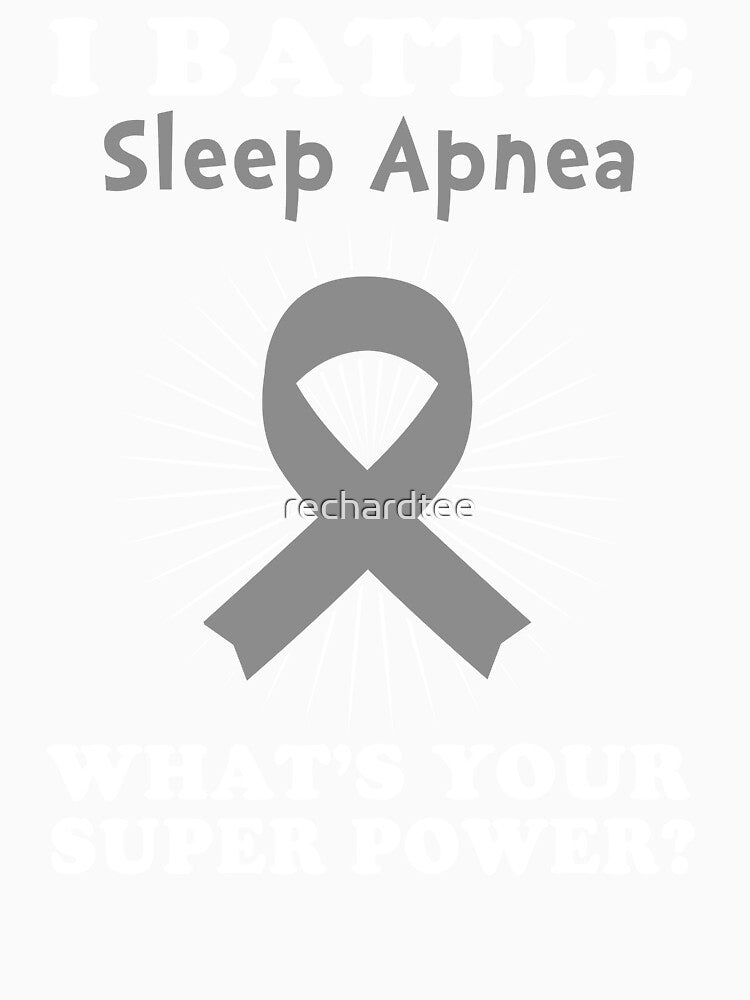 I Battle Sleep Apnea Funny Sleep Apnea Warrior Gift by rechardtee Unisex , , , Long Sleeve Tee