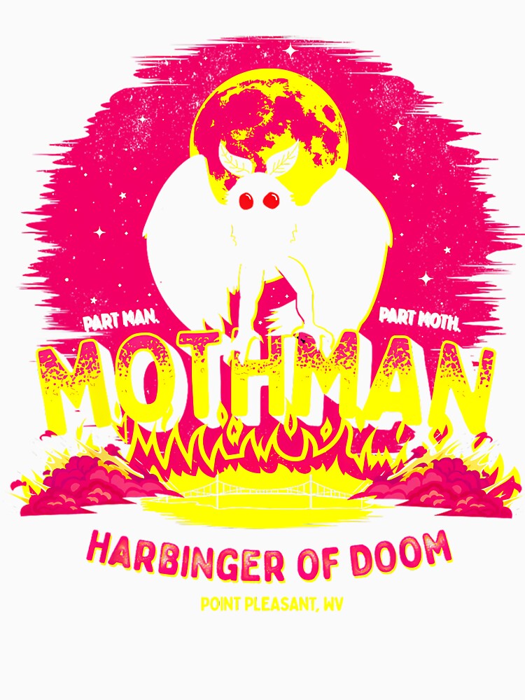 Mothman - Harbinger of Doom! Funny Cute Cryptid Creature Short Sleeve by baabmmanry52 Unisex , , , Long Sleeve Tee