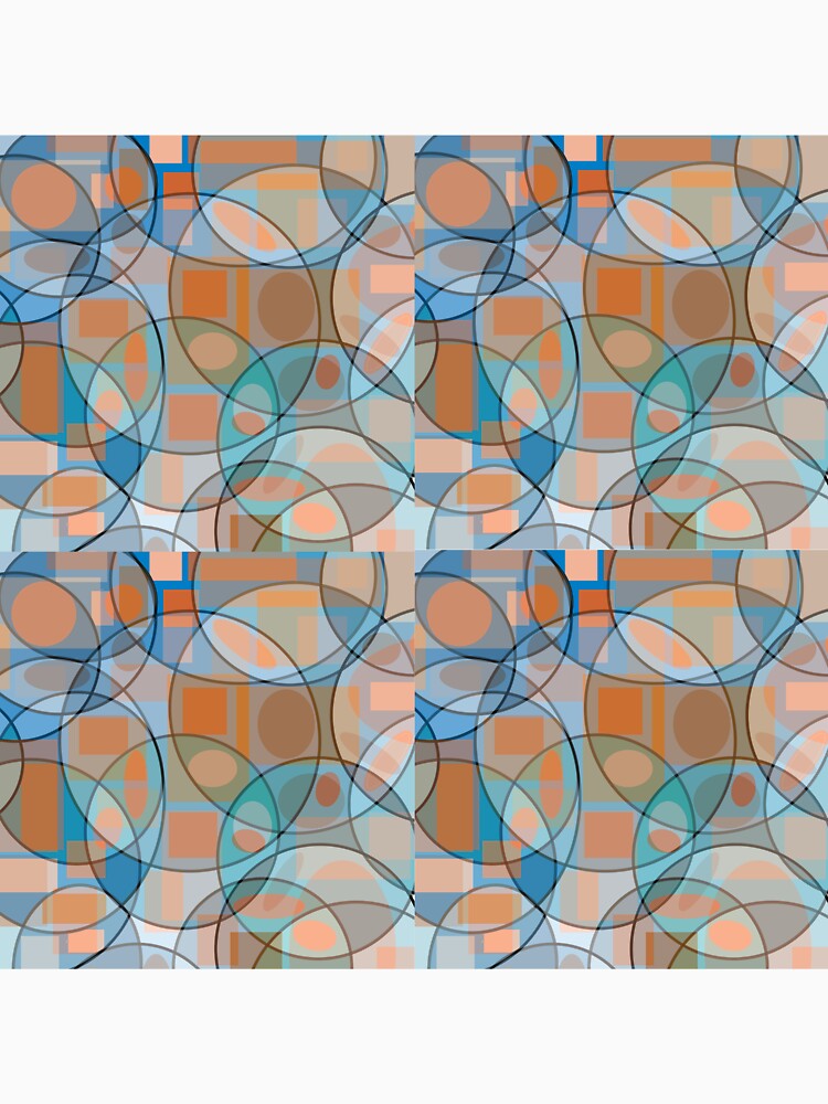 MCM Retro Circles - Mid century geometric surface pattern by simplyart767