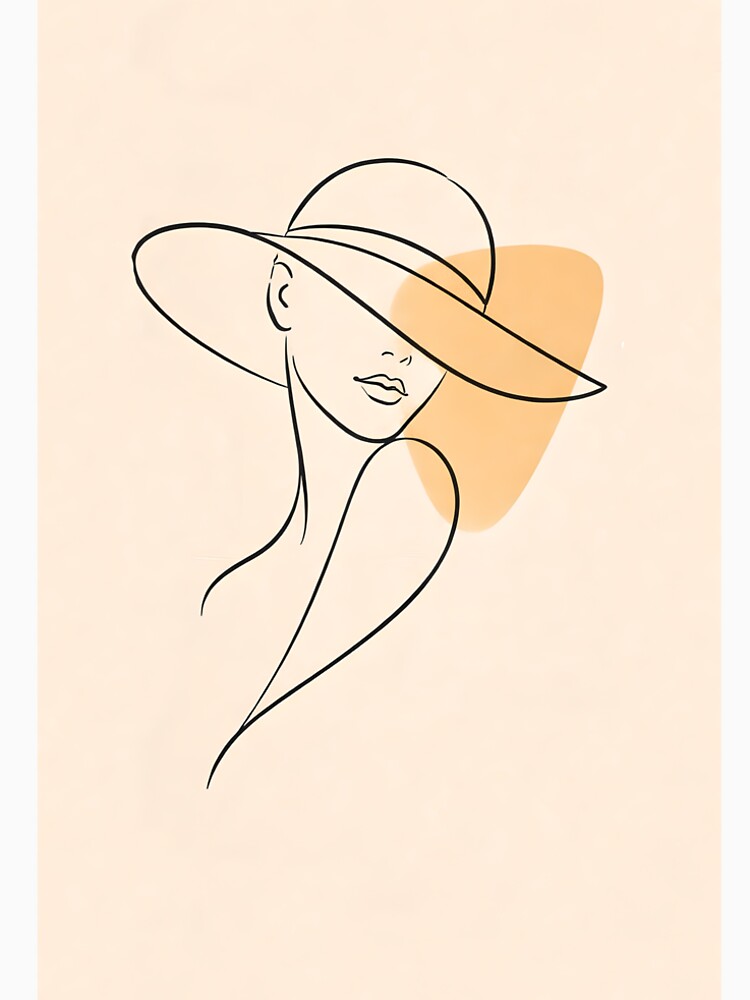 Minimalist Line Art Woman | Modern Aesthetic Phone Case by ChubbyGoong