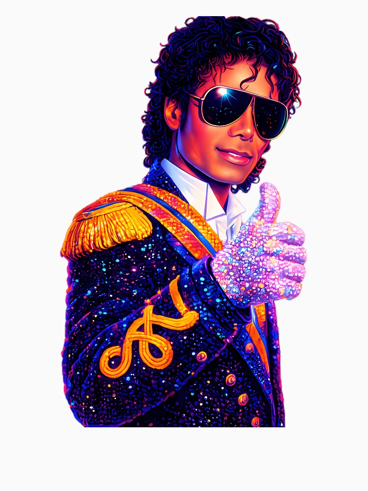 Mj Pop Art Fan Design by Hollycheese Unisex , , , Long Sleeve Tee