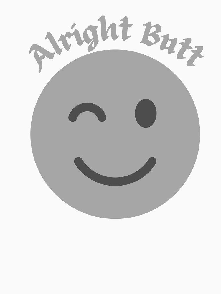Alright Butt Funny Welsh Novelty by AllThatIsWelsh Unisex , , , Long Sleeve Tee