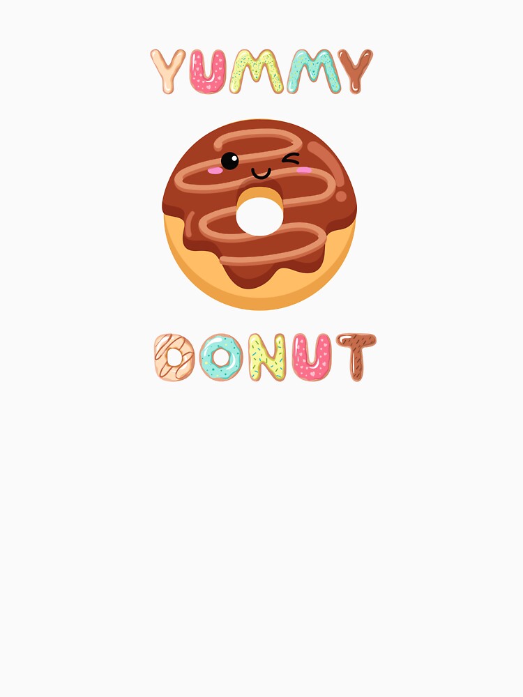 Kawaii Summer Donut. by MonkeyBizness Unisex , , , Long Sleeve Tee