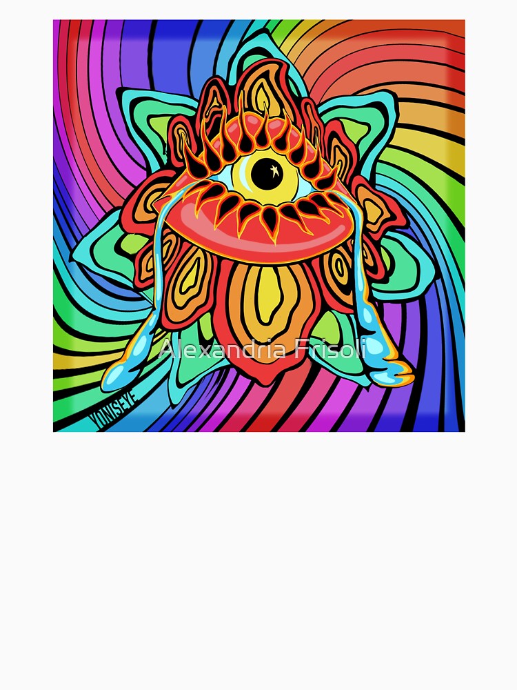 Yoni Rainbow Flower Trip 6/6 (vibrant/bold background) | Yonis Eye | Frisoli by Alexandria Frisoli