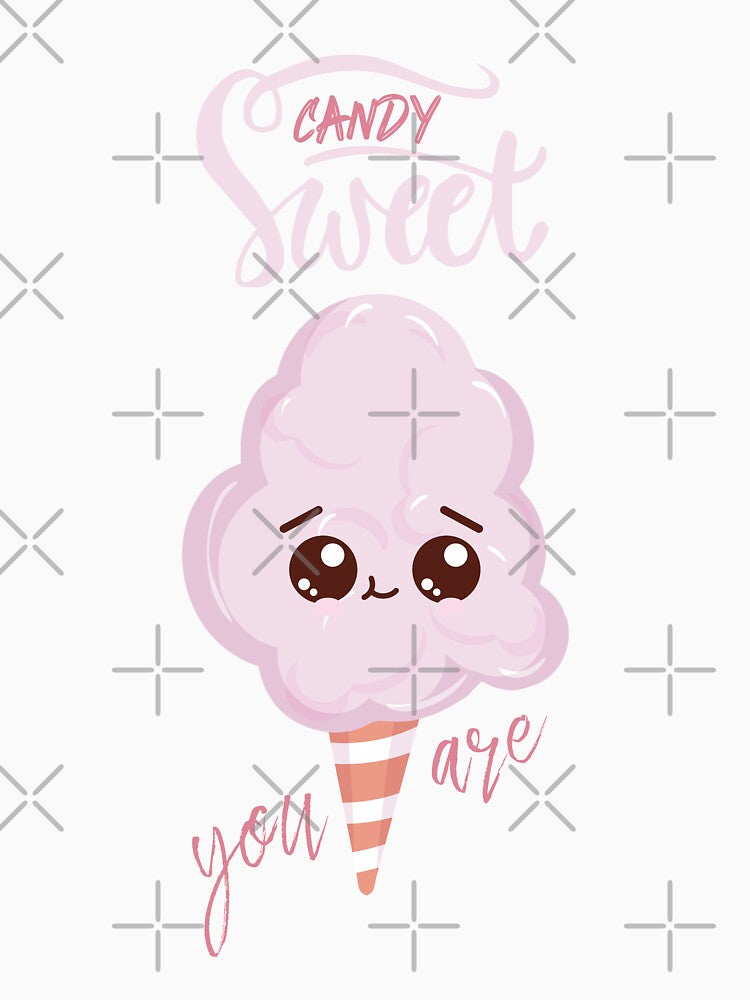candy you are -cotton candy by the dragon shop Unisex , , , Long Sleeve Tee