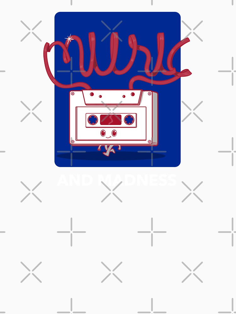 80's Music & Madness by noahzboxvintage Unisex , , , Long Sleeve Tee
