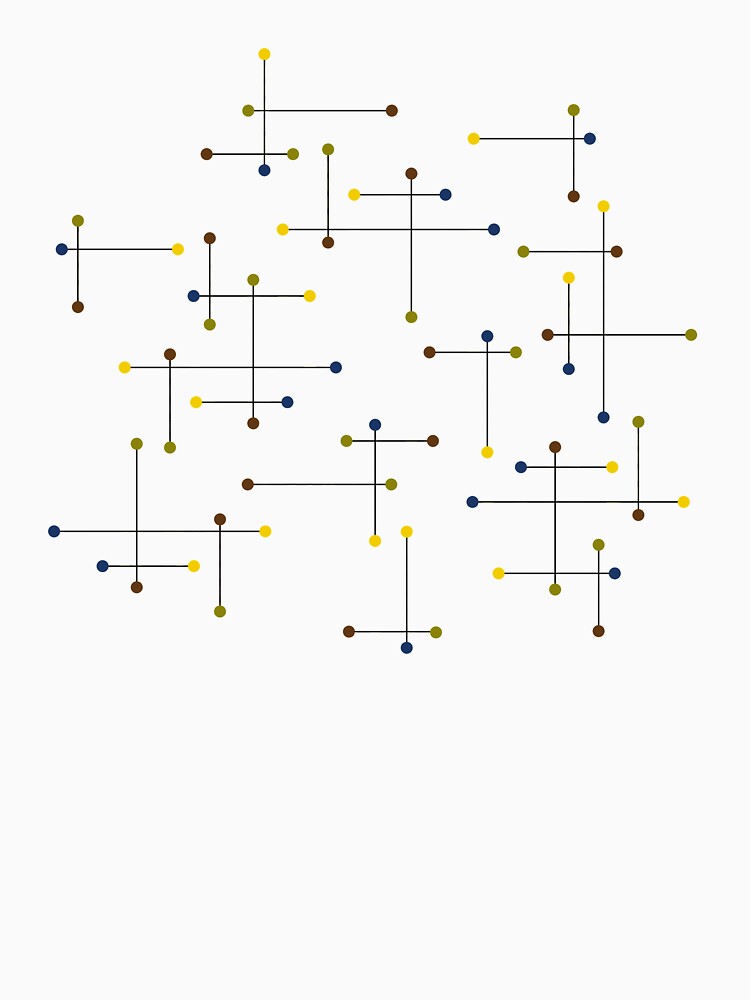 Mid Century Modern Lines and Dots by Amy VanMeter