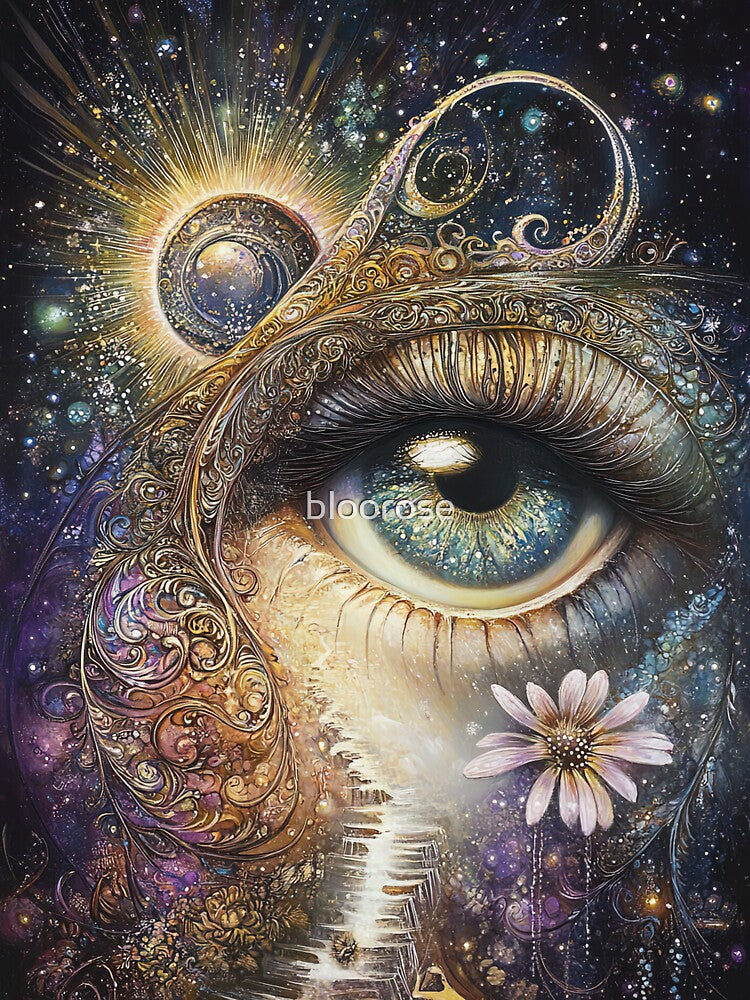 Cosmic Gaze: The Stardust Path of Inner Vision by bloorose